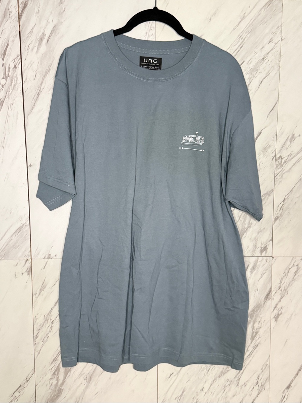 UNG Store Hong Kong Goldfish Ferry Urban Streetwear Tee Size Large - Picture 3 of 8